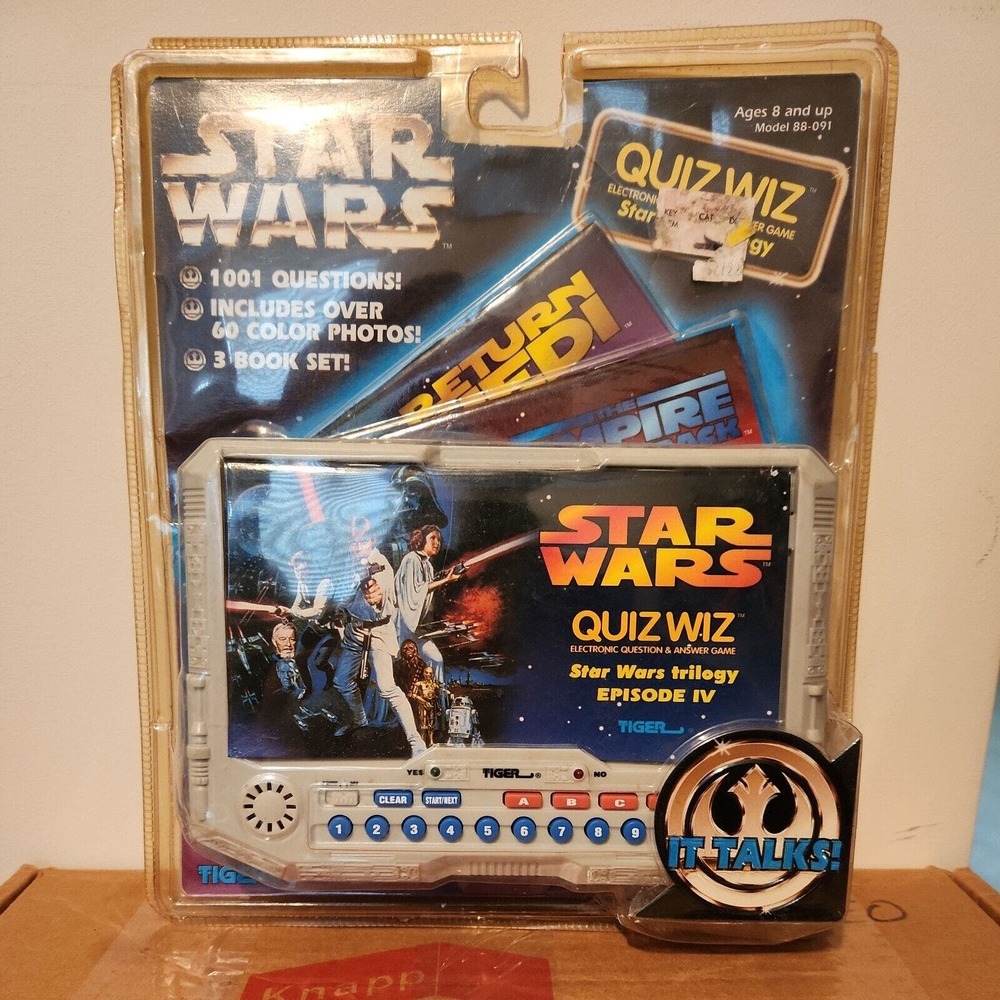 Star Wars Quiz Wiz Electronic Question and Answer Game (Tiger Elecronics,1997)